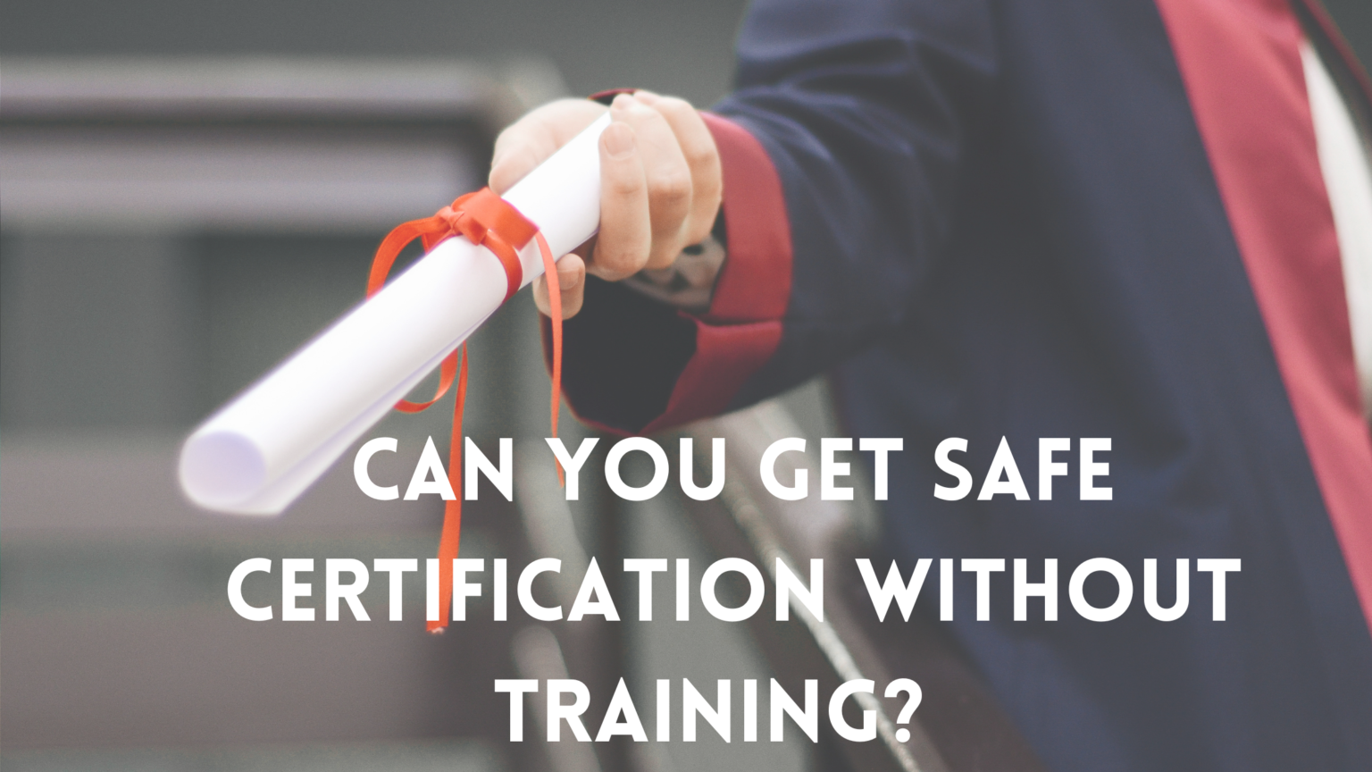 Can you get SAFe certification without training?